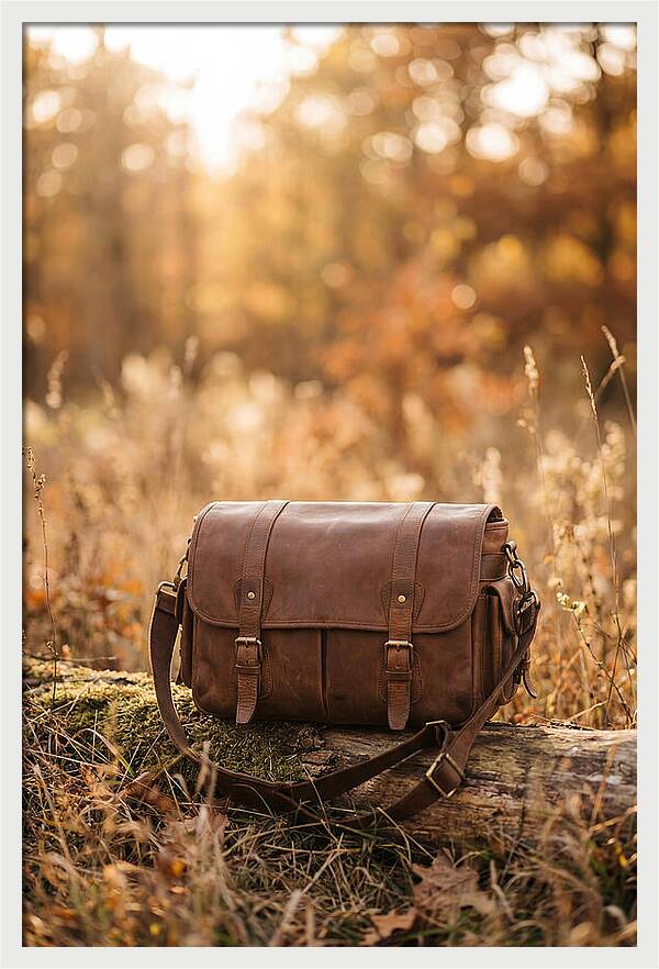 Vintage Leather Camera Bag