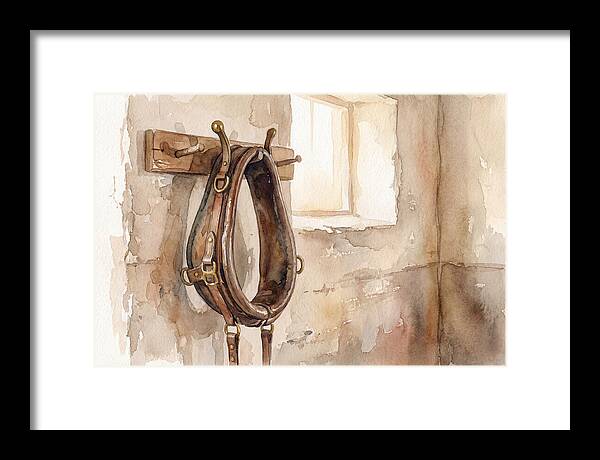Vintage Leather Horse Collar