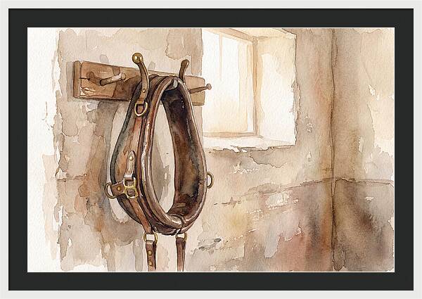 Vintage Leather Horse Collar