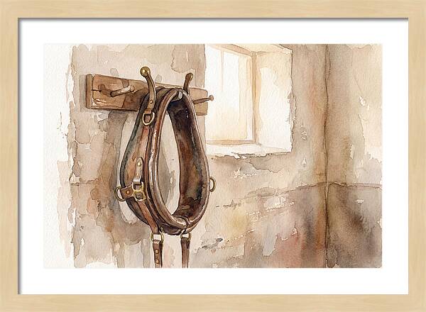 Vintage Leather Horse Collar
