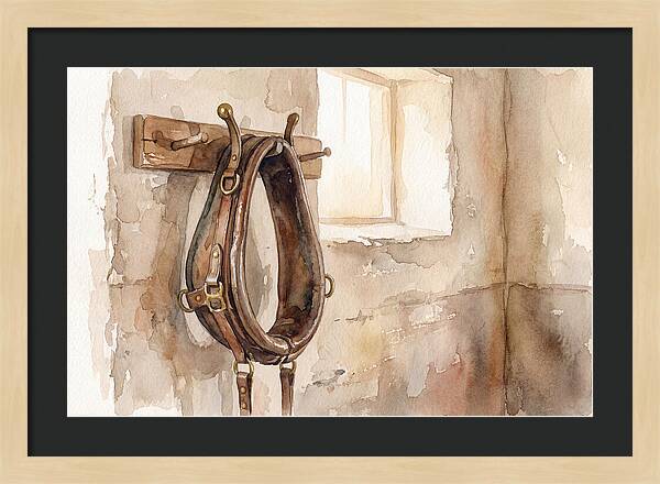 Vintage Leather Horse Collar