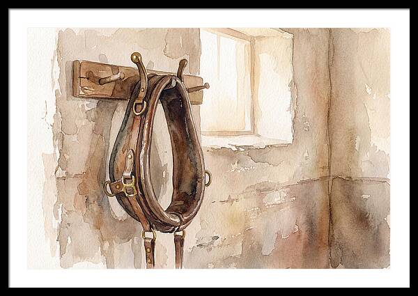 Vintage Leather Horse Collar