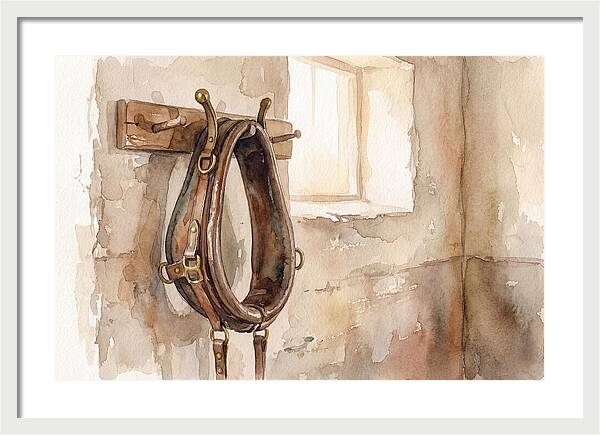 Vintage Leather Horse Collar