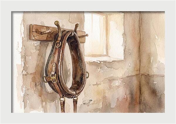 Vintage Leather Horse Collar