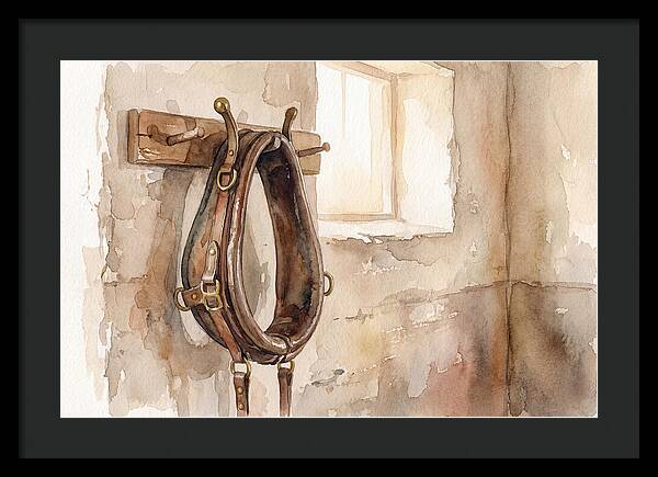 Vintage Leather Horse Collar