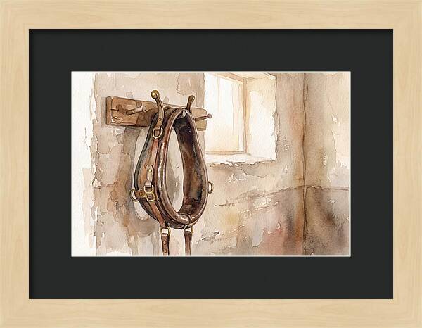 Vintage Leather Horse Collar
