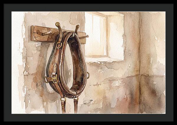 Vintage Leather Horse Collar