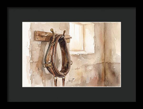 Vintage Leather Horse Collar