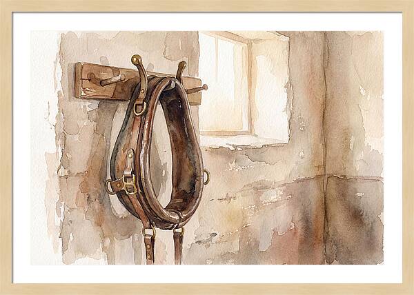 Vintage Leather Horse Collar