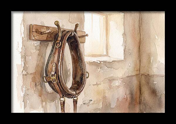 Vintage Leather Horse Collar