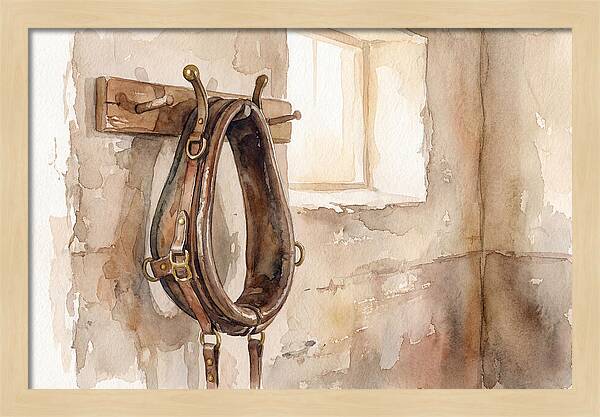 Vintage Leather Horse Collar