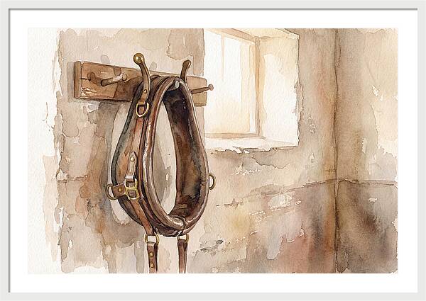 Vintage Leather Horse Collar