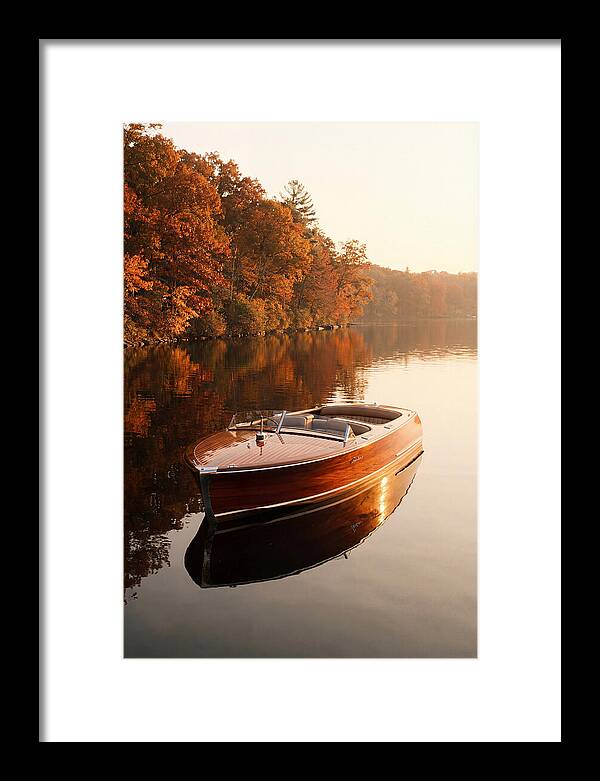 Vintage Mahogany Speed Boat