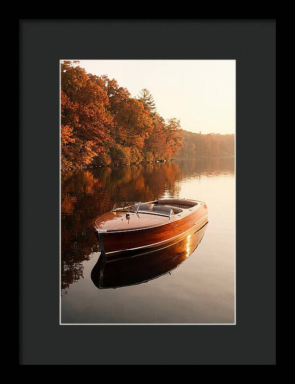 Vintage Mahogany Speed Boat