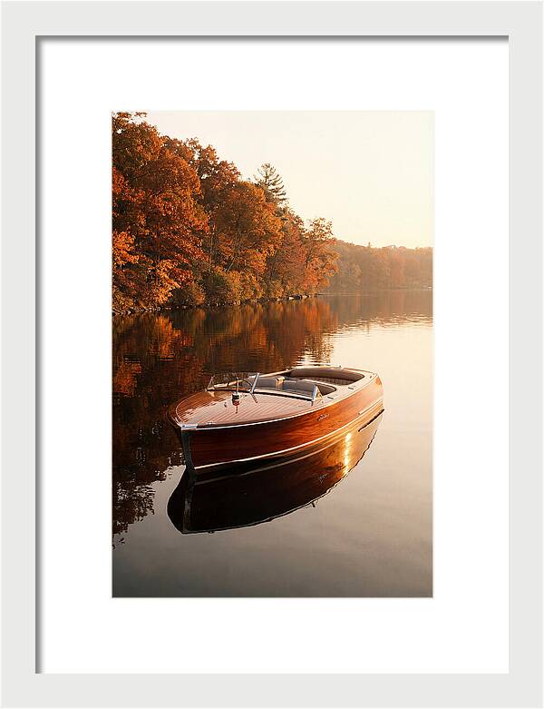 Vintage Mahogany Speed Boat