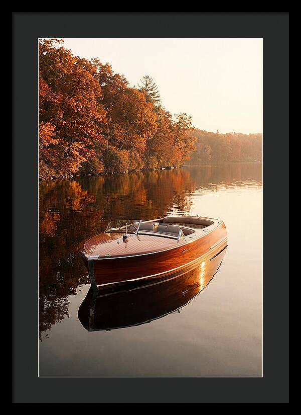 Vintage Mahogany Speed Boat