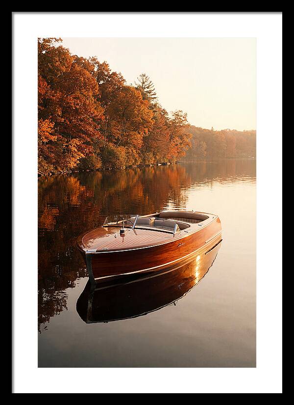 Vintage Mahogany Speed Boat