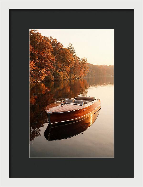 Vintage Mahogany Speed Boat