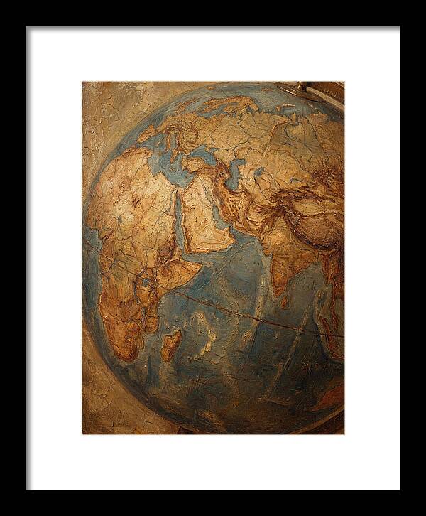 Vintage Mediterranean Globe