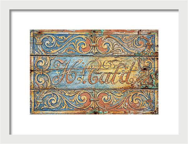 Vintage Mediterranean Signage