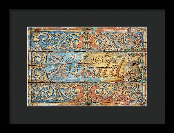 Vintage Mediterranean Signage