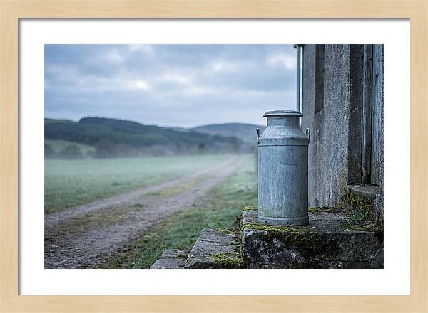 Vintage Metal Milk Churn