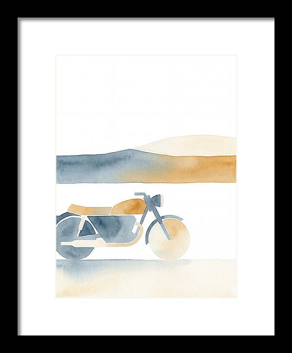 Vintage Motorcycle Silhouette