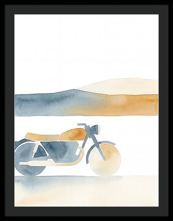 Vintage Motorcycle Silhouette