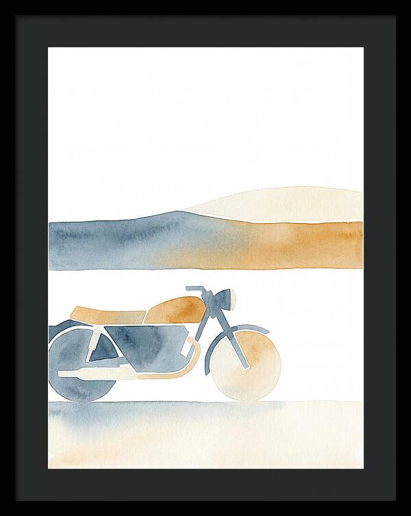 Vintage Motorcycle Silhouette