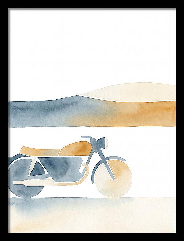 Vintage Motorcycle Silhouette