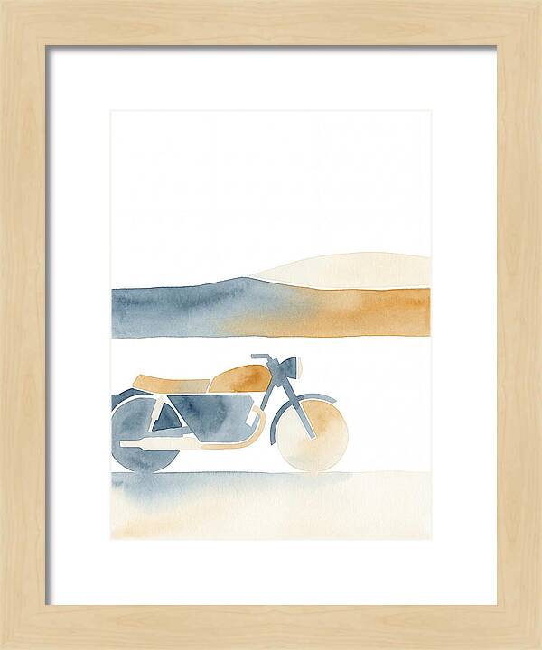 Vintage Motorcycle Silhouette