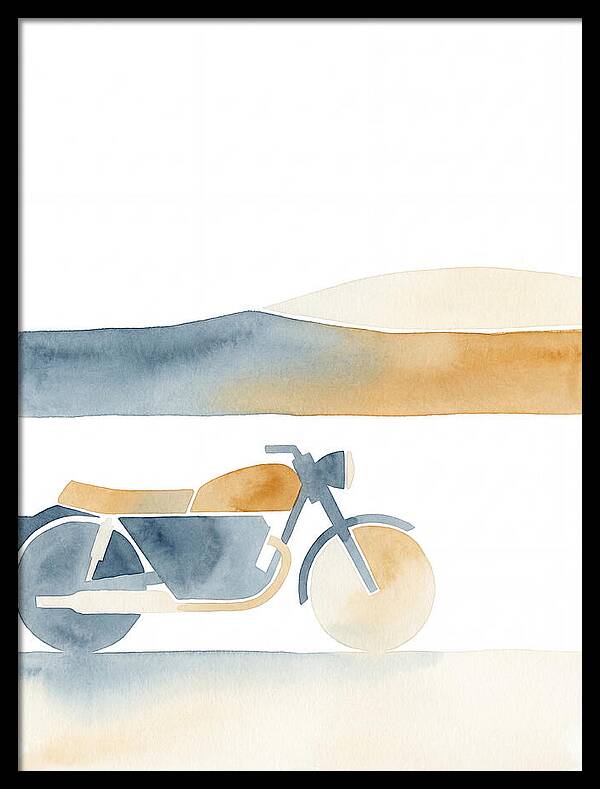 Vintage Motorcycle Silhouette