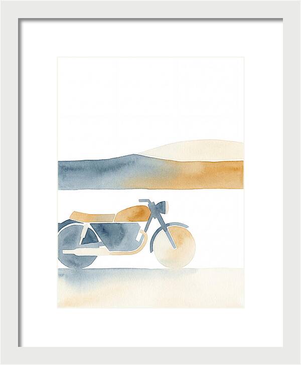 Vintage Motorcycle Silhouette
