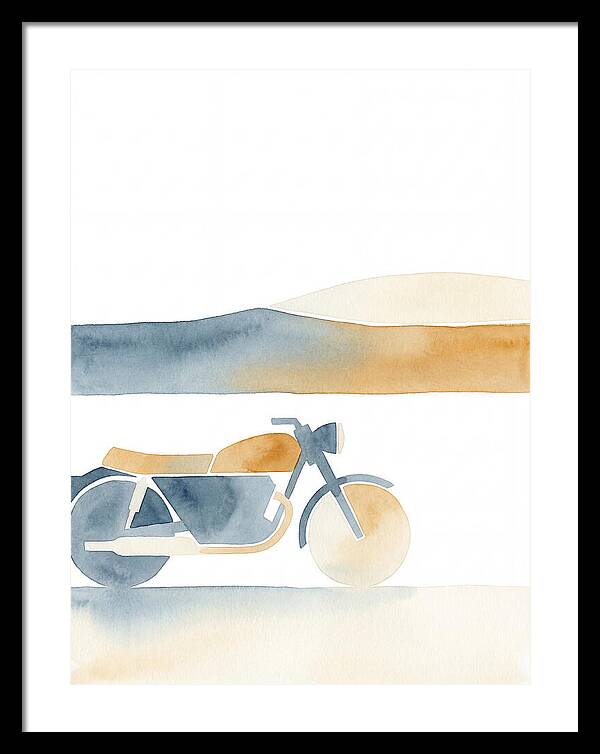 Vintage Motorcycle Silhouette