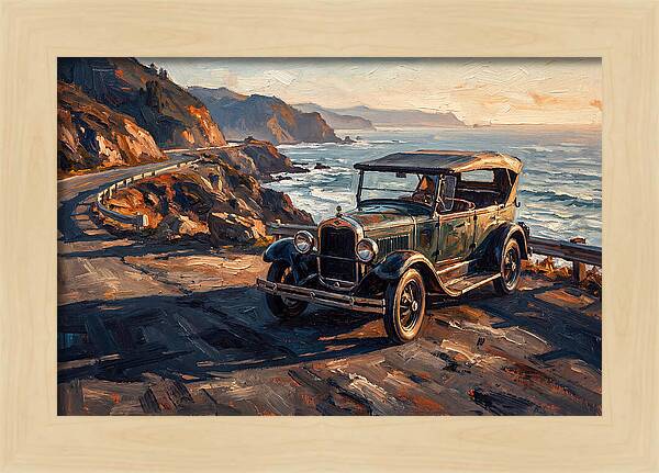 Vintage Open Top Touring Car