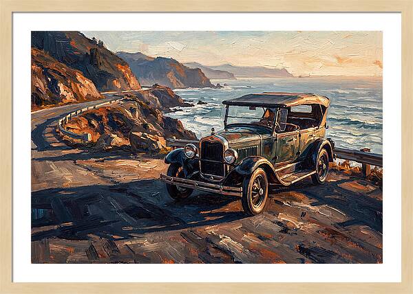 Vintage Open Top Touring Car