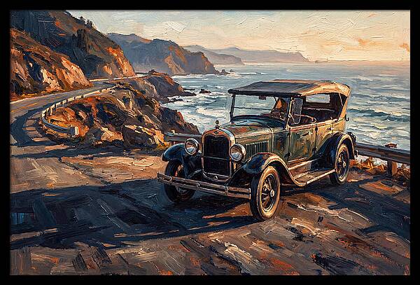 Vintage Open Top Touring Car