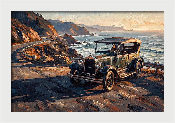 Vintage Open Top Touring Car
