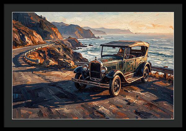 Vintage Open Top Touring Car