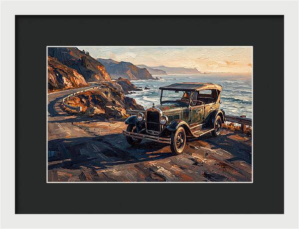 Vintage Open Top Touring Car