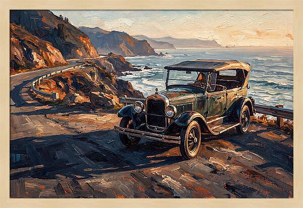 Vintage Open Top Touring Car