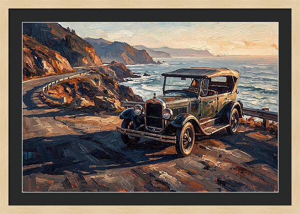 Vintage Open Top Touring Car