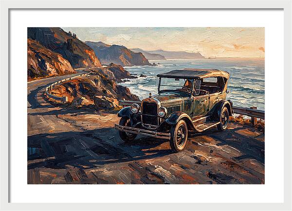 Vintage Open Top Touring Car