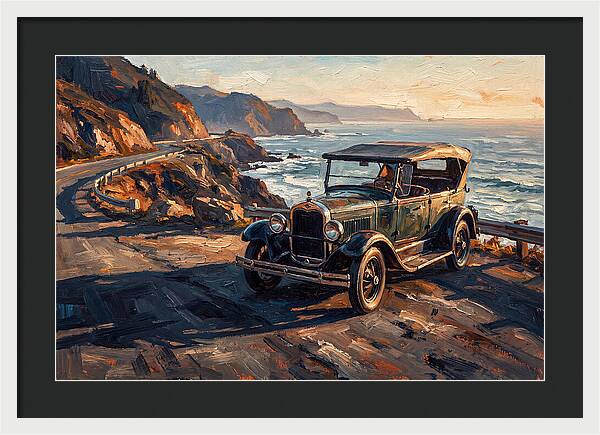 Vintage Open Top Touring Car