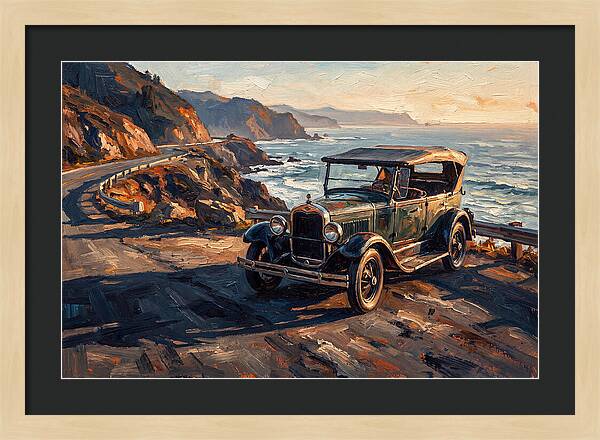 Vintage Open Top Touring Car