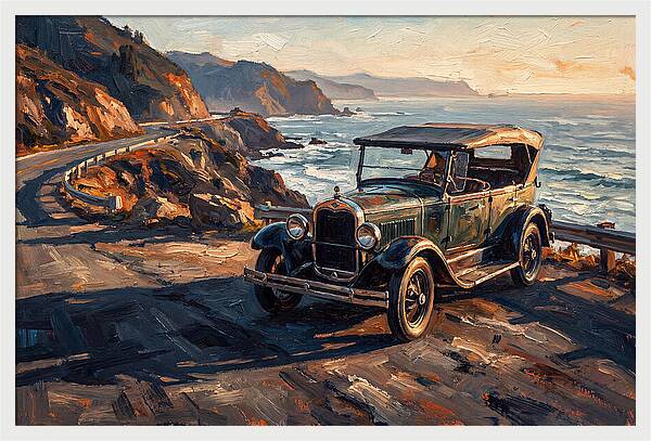 Vintage Open Top Touring Car