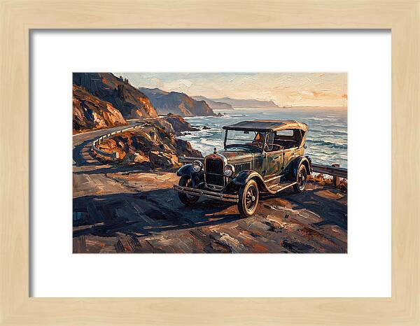 Vintage Open Top Touring Car