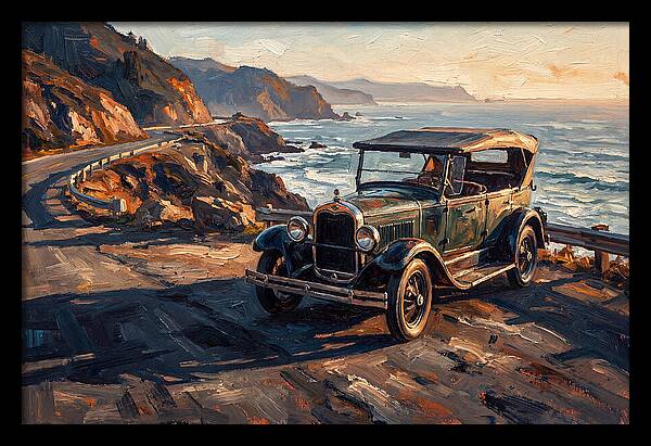 Vintage Open Top Touring Car