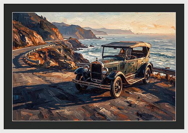 Vintage Open Top Touring Car