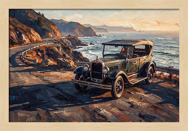 Vintage Open Top Touring Car